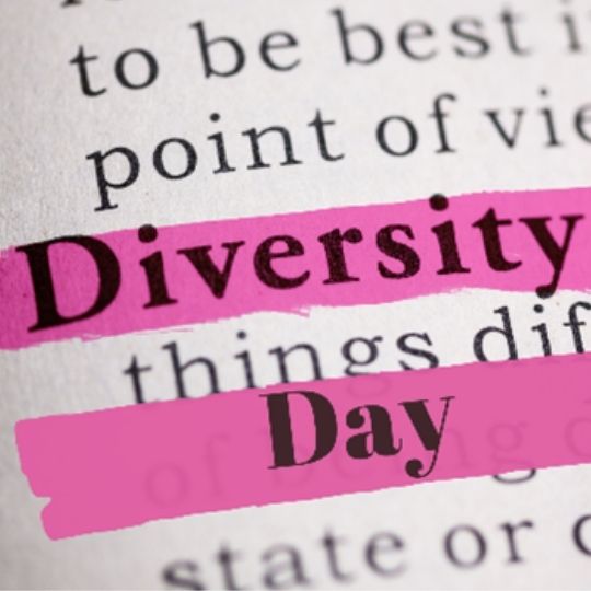 Text Diversity Day mit Textmarker hervorgehoben